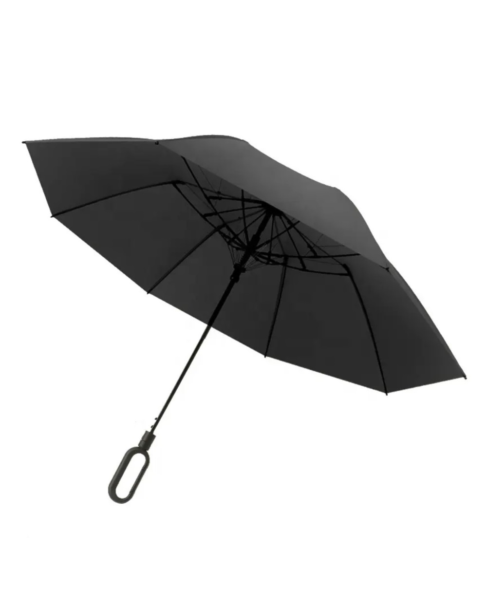 2foldumbrella cliphandle black front 1