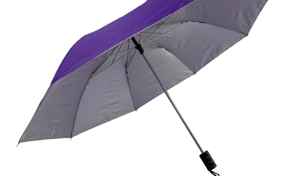 2foldumbrella purple front 1