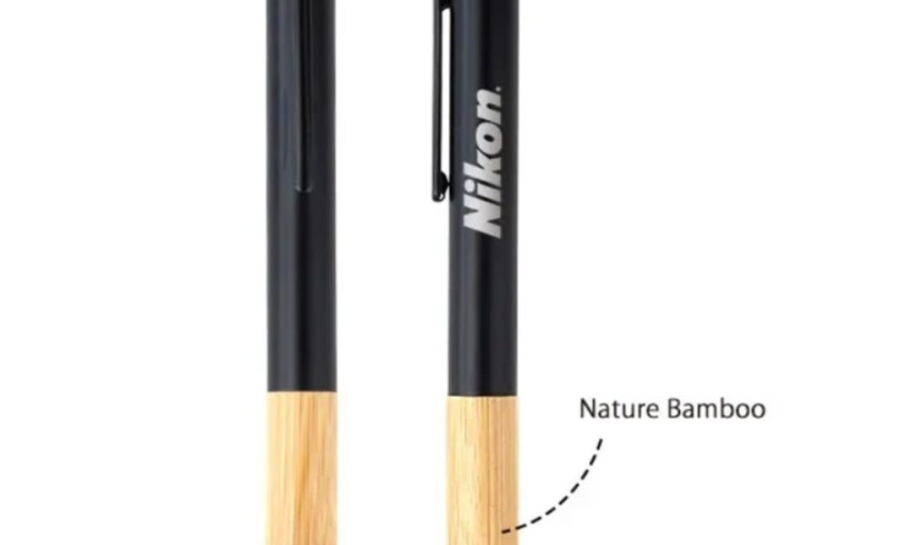 bambooaluminumpen black front1