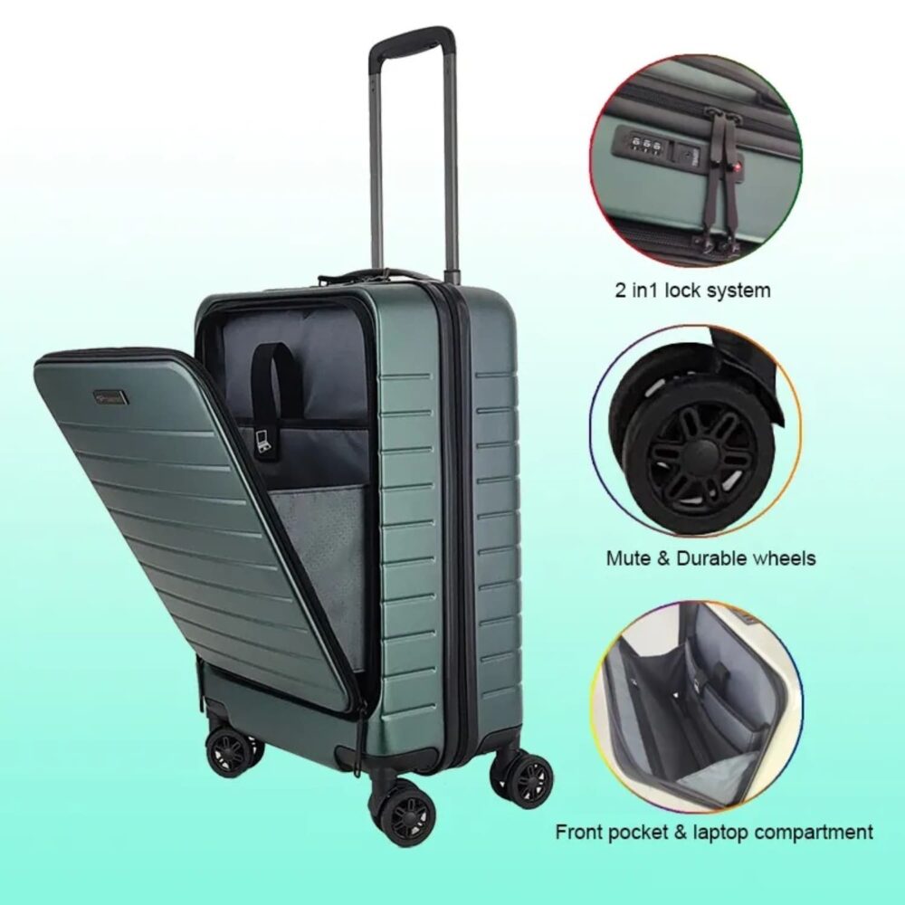 carryonluggage green features