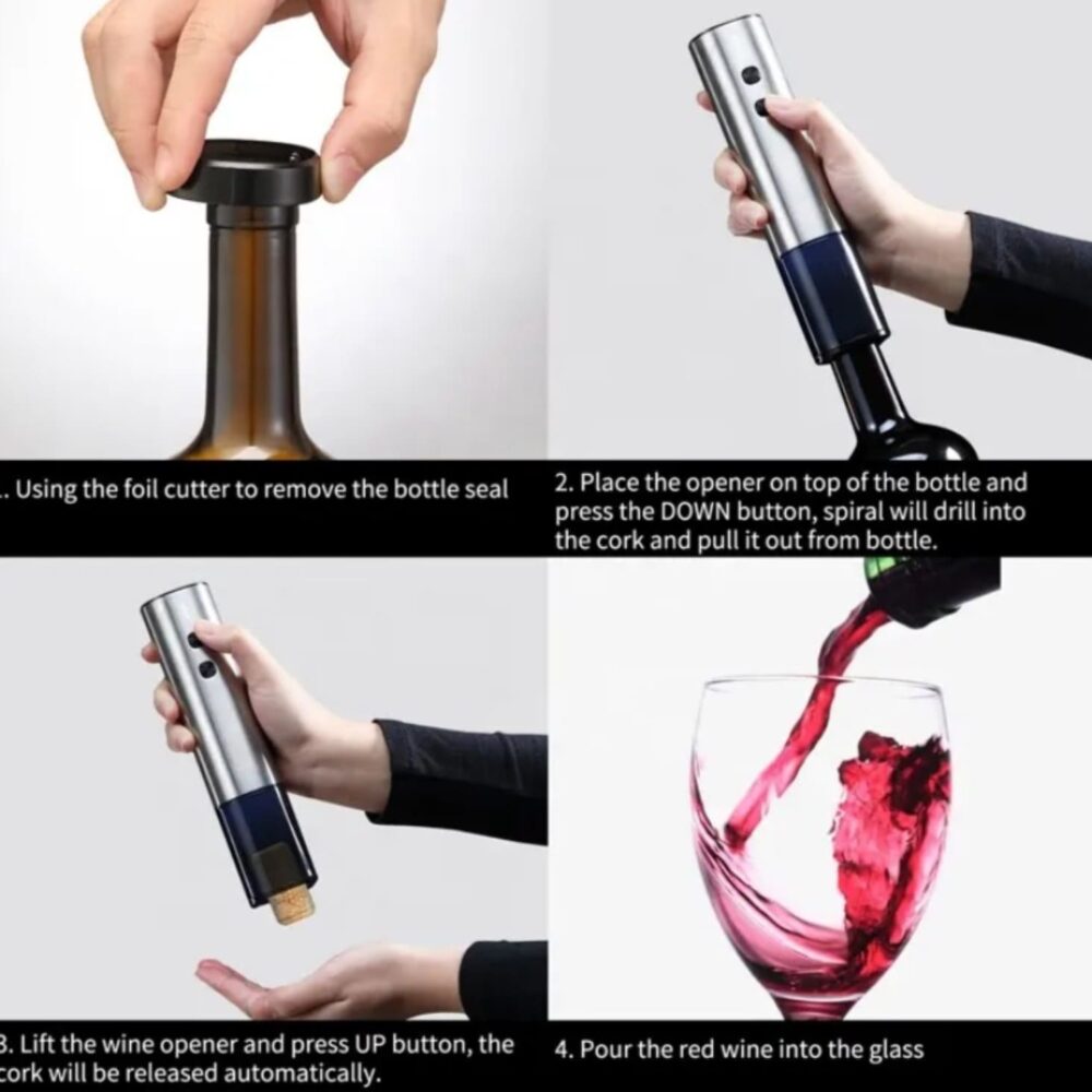 electricwineopener usage details
