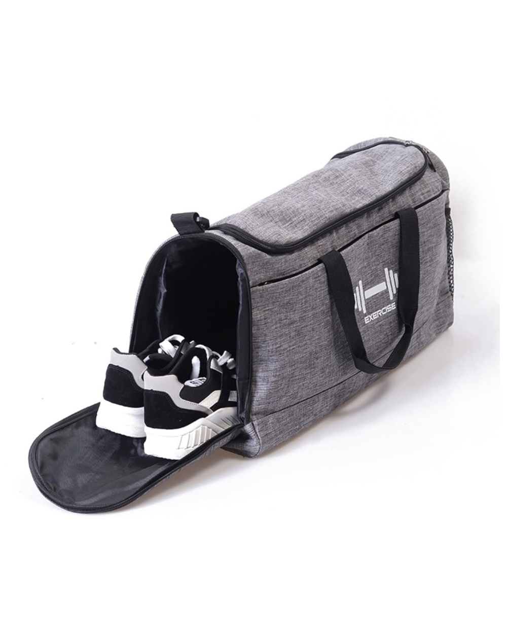fitnessbag gray front 1