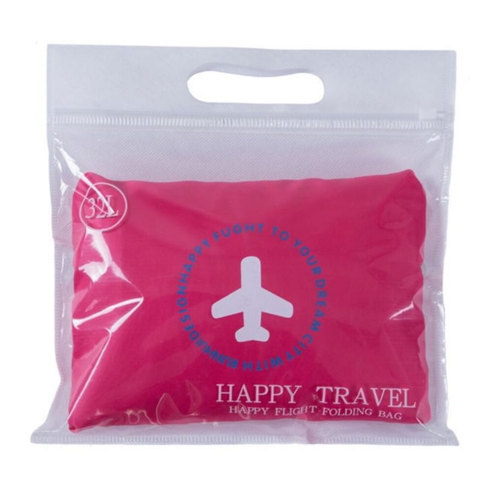 foldabletravelguffelbag pink packing