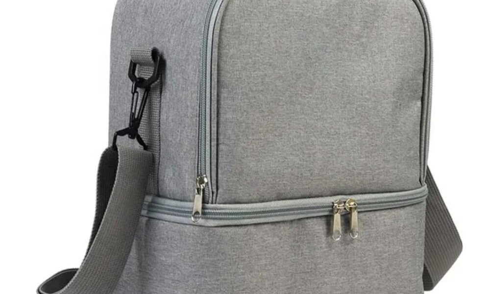 insulatedlunchbag gray front 1