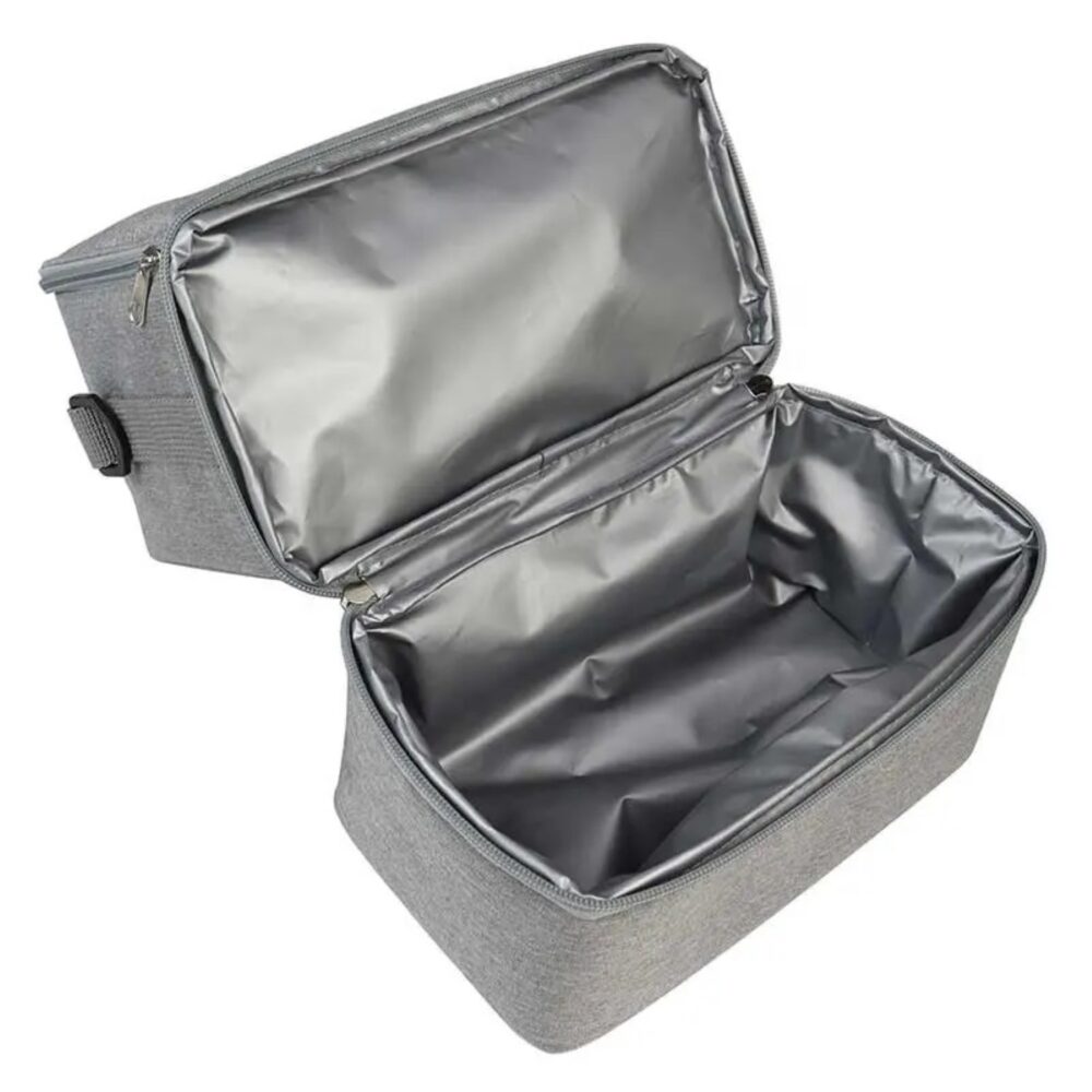 insulatedlunchbag gray inside bottom
