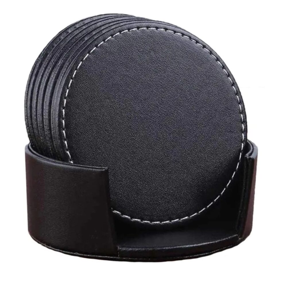 leathercoaster black stand