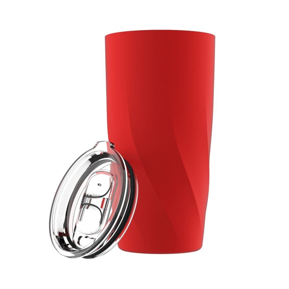 stainlesssteeltumbler twisted red front
