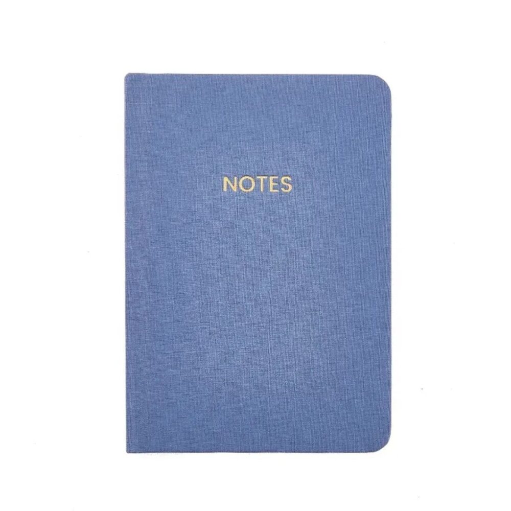 fabricnotebook blue frontcover