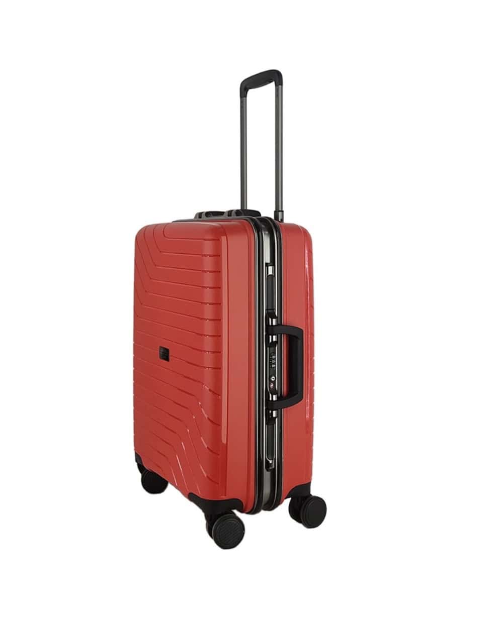 hardsidedluggagetrolleybag red side 1