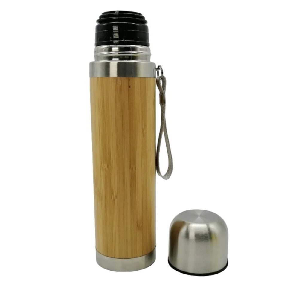 stainlesssteelflask bamboo vacuum