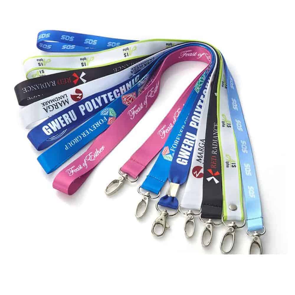 lanyard polyester logo