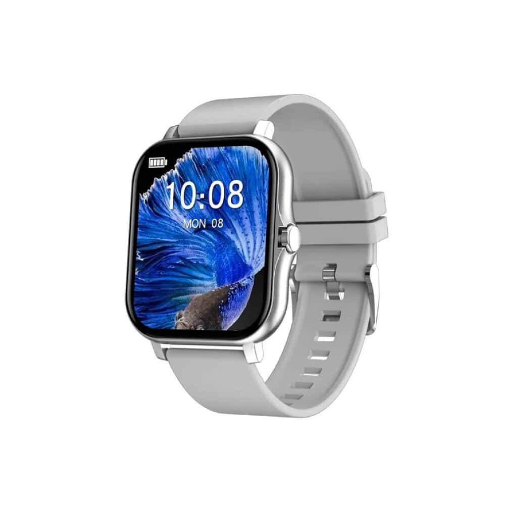 smartwatch grey silicone