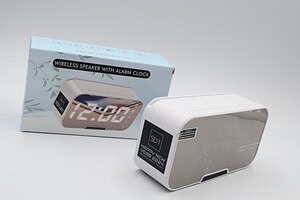 Bluetooth Speaker with Alarm Clock