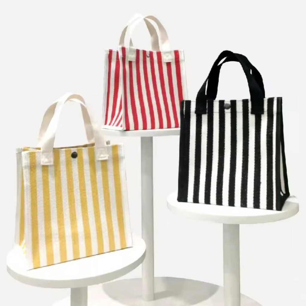 canvastotebag stripe colors